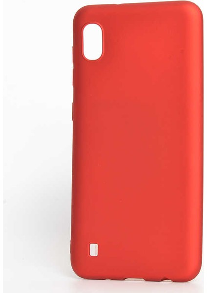 Samsung Galaxy A10 Uyumlu Kılıf Zore Premier Silikon Kapak, Kırmızı