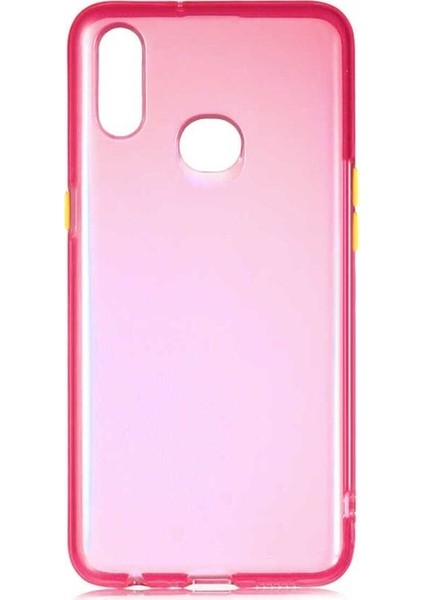 Samsung Galaxy A10S Uyumlu Kılıf Zore Bistro Kapak, Pembe