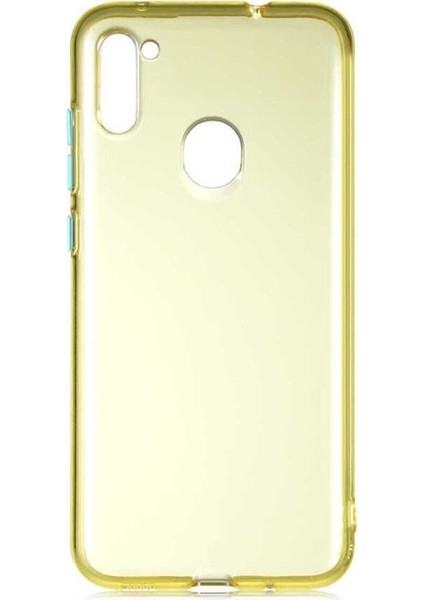Samsung Galaxy A11 Uyumlu Kılıf Zore Bistro Kapak, Sarı