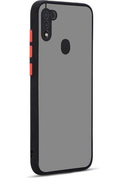 Samsung Galaxy A11 Uyumlu Kılıf Zore Hux Kapak, Siyah