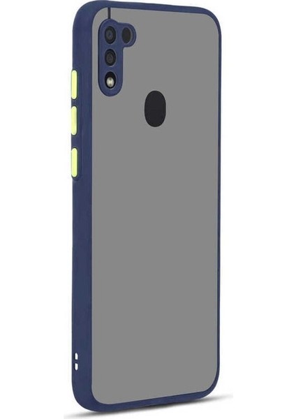 Samsung Galaxy A11 Uyumlu Kılıf Zore Hux Kapak, Lacivert