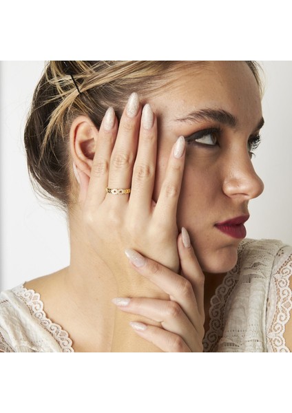 Sonsuzluk Desenli Taşlı Yüzük indirimleri