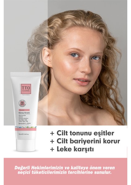 Clınıc Renkli Güneş Koruyucu Krem 50 Spf 70 ml