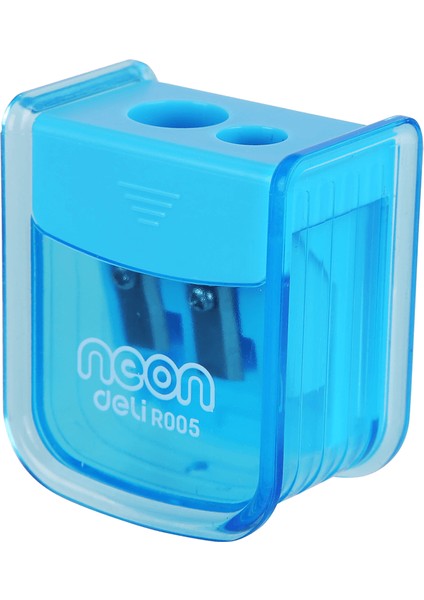 Kalemtraş Neon Renkler Çift Bölmeli R00500