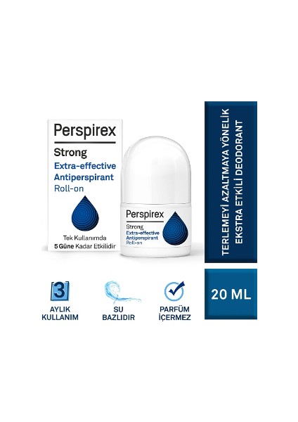 Güçlü Terleme Önleyici 2'li ve Antiperspirant Roll-On 20 ml