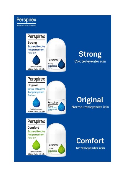 Güçlü Terleme Önleyici 2'li ve Antiperspirant Roll-On 20 ml