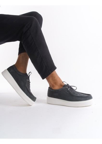 Mubiano Mbsr3535-Gr Erkek Bağcık Detay Günlük Gri Ayakkabı & Loafer modelleri