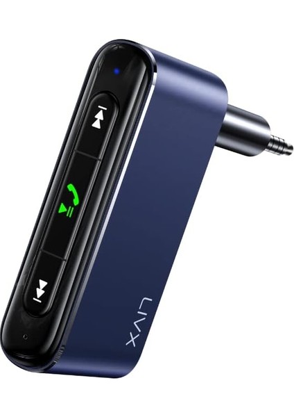 Quick Bluetooth Receiver 3.5mm Jack Aux Wireless Audio Araç Kiti Mikrofonlu Stereo Ses Aktarım Navigasyon Yayını Lıvx-Wac