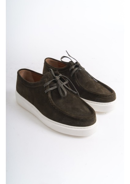 Mubiano Mbsr3535-Hk Erkek Bağcık Detay Günlük Haki Ayakkabı & Loafer