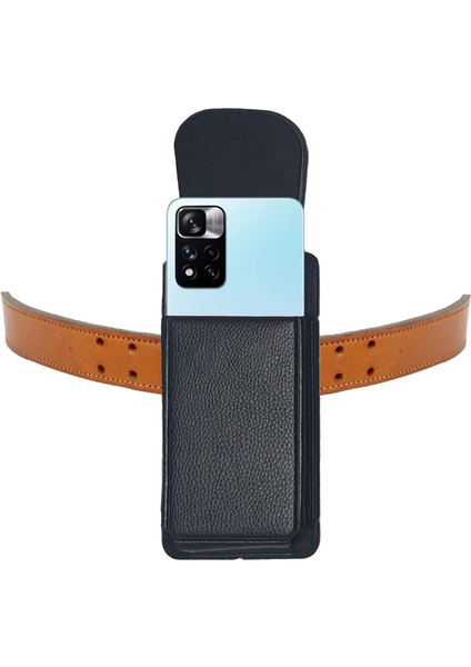 Note 11 Pro - Note 11T Pro Kemer Kılıf Kemere Takılan Telefon Kılıfı 17,2 x 8,3 cm