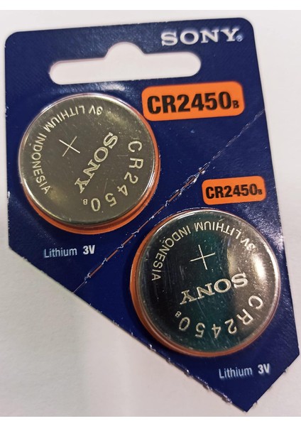 Sony CR2450 2450 Lityum 3 V Düğme Pil