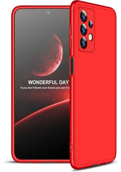 Samsung Galaxy A13 4g Uyumlu Kılıf Zore Ays Kapak, Kırmızı