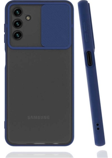 Samsung Galaxy A13 5g Uyumlu Kılıf Zore Lensi Kapak, Lacivert
