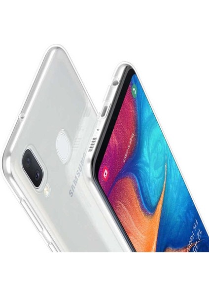 Samsung Galaxy A20E Uyumlu Kılıf Zore Süper Silikon Kapak