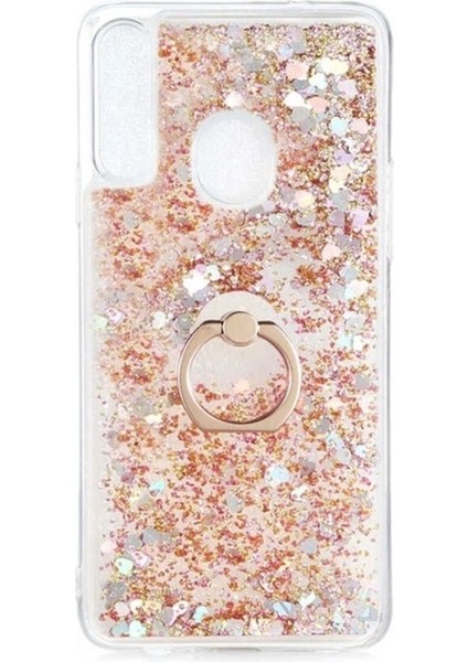 Samsung Galaxy A20S Uyumlu Kılıf Zore Milce Kapak, Gold