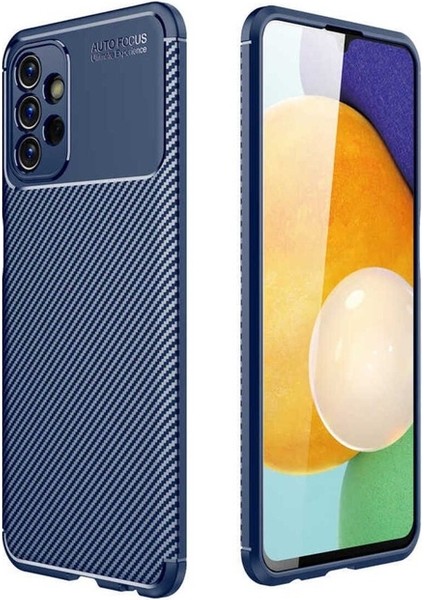 Samsung Galaxy A13 4g Uyumlu Kılıf Zore Negro Silikon Kapak, Lacivert