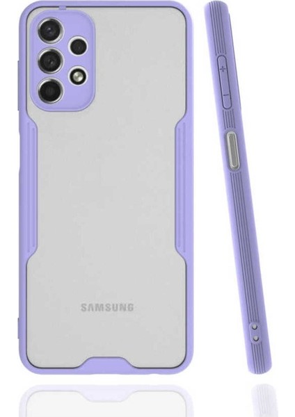 Samsung Galaxy A13 4g Uyumlu Kılıf Zore Parfe Kapak, Mor