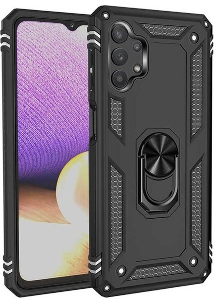 Samsung Galaxy A13 4g Uyumlu Kılıf Zore Vega Kapak, Siyah