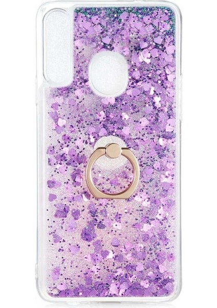 Samsung Galaxy A20S Uyumlu Kılıf Zore Milce Kapak, Mor