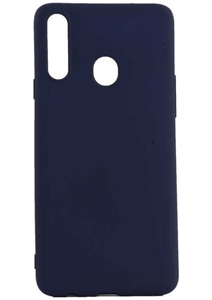 Samsung Galaxy A20S Uyumlu Kılıf Zore Premier Silikon Kapak, Lacivert