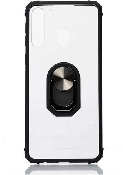 Samsung Galaxy A21 Uyumlu Kılıf Zore Mola Kapak, Siyah