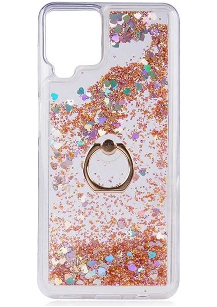 Samsung Galaxy A22 4g Uyumlu Kılıf Zore Milce Kapak, Gold