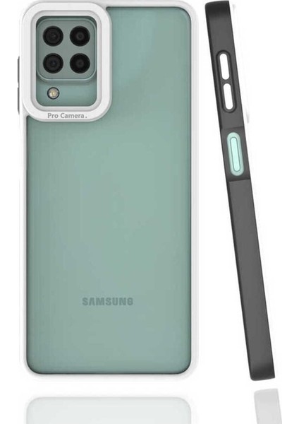 Samsung Galaxy A22 4g Uyumlu Kılıf Zore Mima Kapak, Siyah
