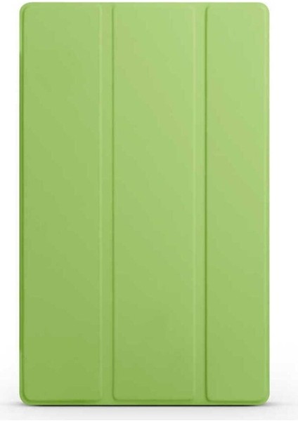 Lenovo M10 TB-X306F Gen.2 Uyumlu Zore Smart Cover Standlı 1-1 Kılıf, Yeşil