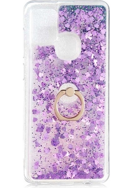 Samsung Galaxy A21S Uyumlu Kılıf Zore Milce Kapak, Mor