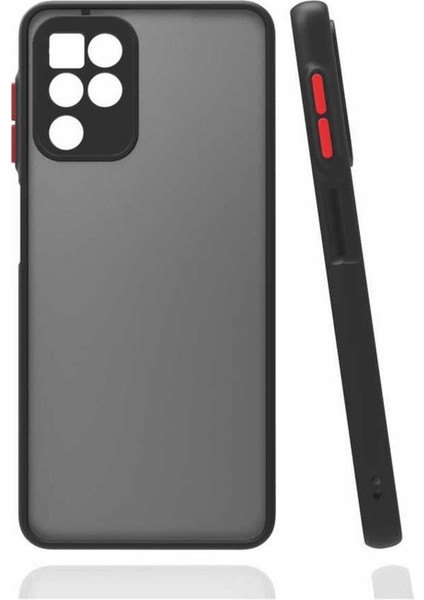 Samsung Galaxy A22 4g Uyumlu Kılıf Zore Hux Kapak, Siyah