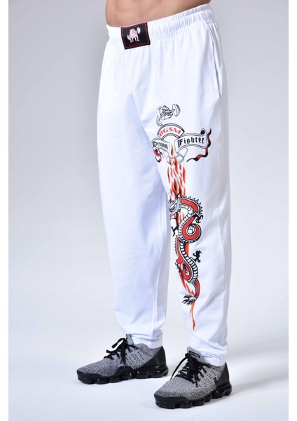 Oversize Şalvar Kesim Dragon Eşofman Altı Bgsm 1273