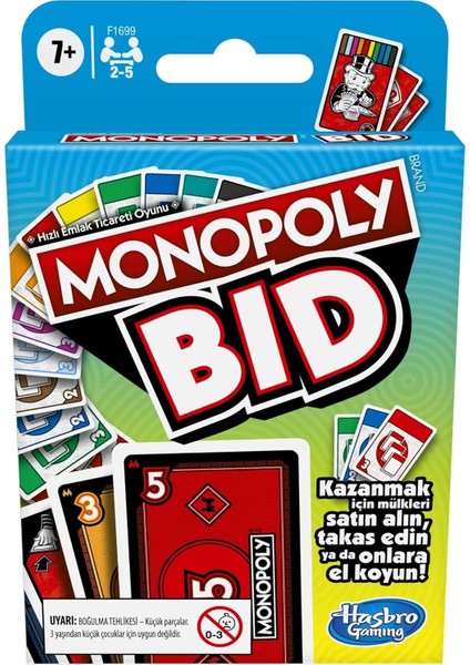 Monopoly Bid Kart Oyunu