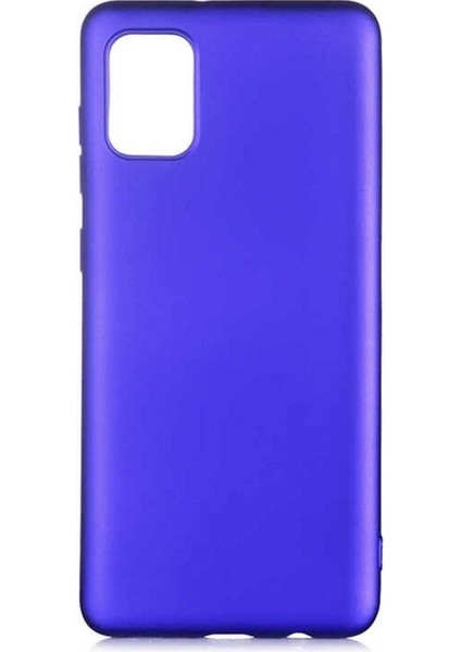 Samsung Galaxy A31 Uyumlu Kılıf Zore Premier Silikon Kapak, Saks Mavi