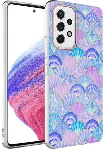 Samsung Galaxy A53 5g Uyumlu Kılıf Zore Bella Kapak, Lila