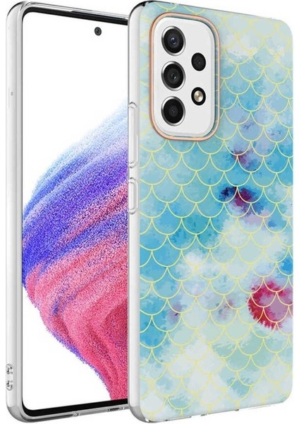 Samsung Galaxy A33 5g Uyumlu Kılıf Zore Bella Kapak, Mavi