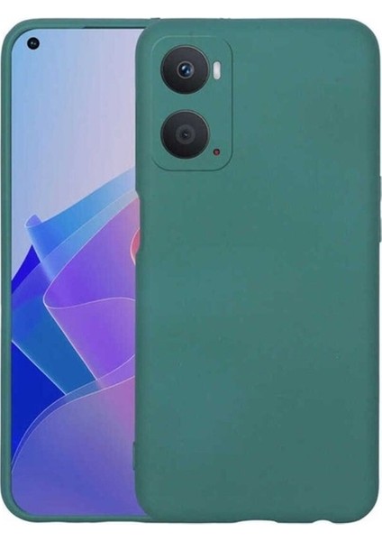 Oppo A96 4g Uyumlu Kılıf Zore Mara Lansman Kapak, Koyu Yeşil