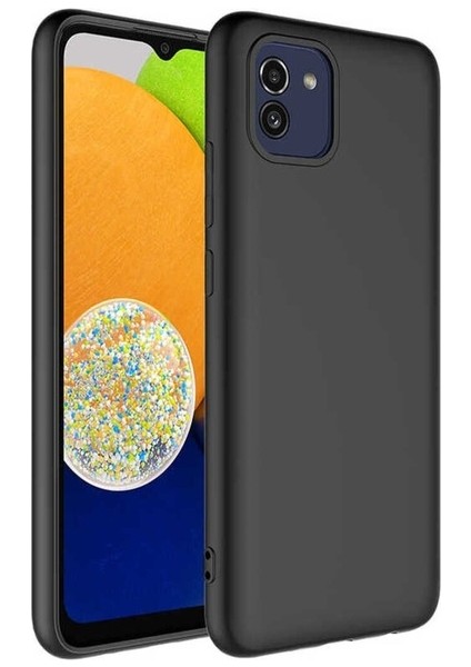 Samsung Galaxy A03 Uyumlu Kılıf Zore Mara Lansman Kapak, Siyah