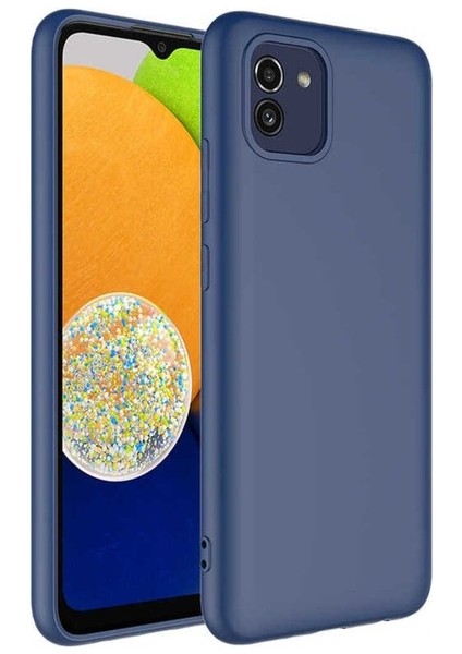 Samsung Galaxy A03 Uyumlu Kılıf Zore Mara Lansman Kapak, Lacivert
