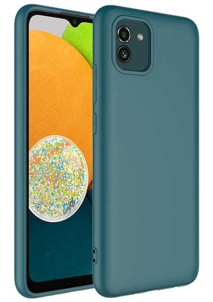 Samsung Galaxy A03 Uyumlu Kılıf Zore Mara Lansman Kapak, Koyu Yeşil