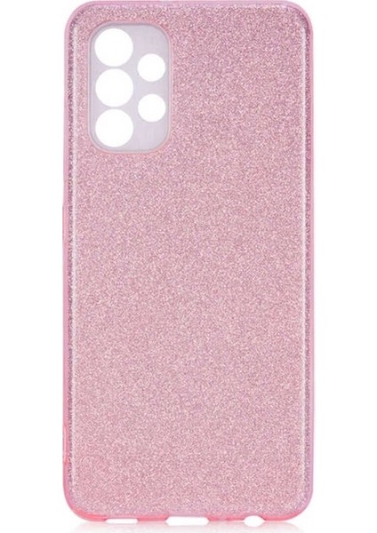 Samsung Galaxy A33 5g Uyumlu Kılıf Zore Shining Silikon, Rose Gold