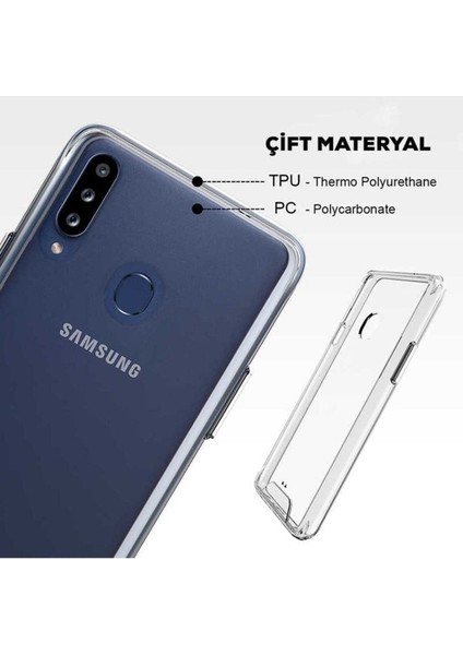 Samsung Galaxy A20S Uyumlu Kılıf Zore Gard Silikon