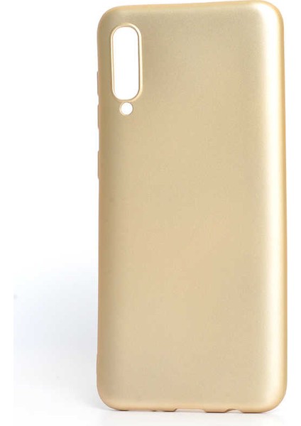 Samsung Galaxy A50 Uyumlu Kılıf Zore Premier Silikon Kapak, Gold