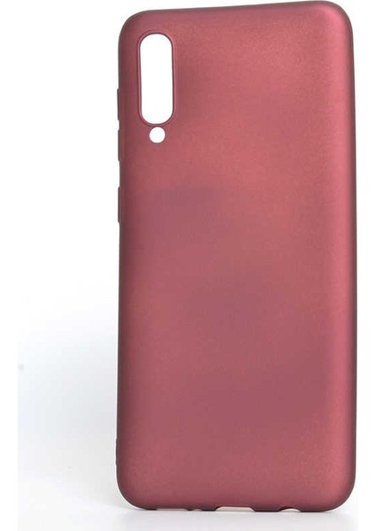 Samsung Galaxy A50 Uyumlu Kılıf Zore Premier Silikon Kapak, Mürdüm