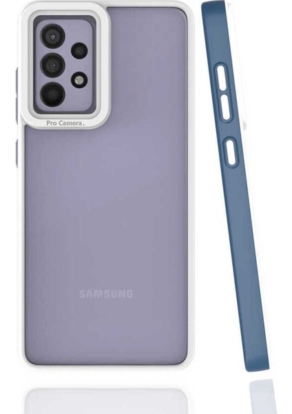 Samsung Galaxy A52 Uyumlu Kılıf Zore Mima Kapak, Lacivert