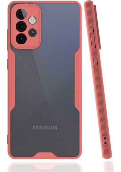 Samsung Galaxy A52 Uyumlu Kılıf Zore Parfe Kapak, Pembe