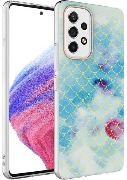 Samsung Galaxy A53 5g Uyumlu Kılıf Zore Bella Kapak, Mavi