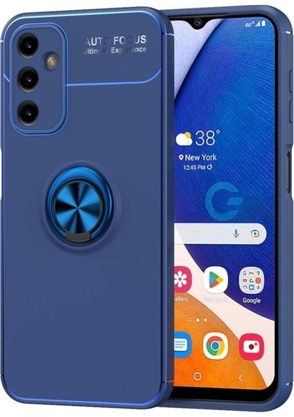 Samsung Galaxy A54 Uyumlu Kılıf Zore Ravel Silikon Kapak, Mavi