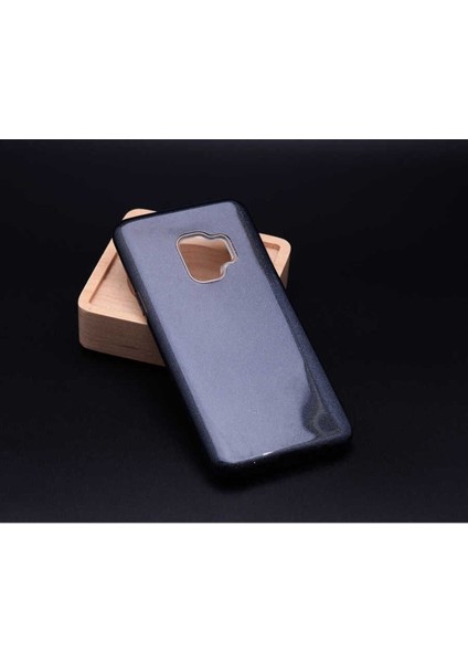 Samsung Galaxy A6 2018 Uyumlu Kılıf Zore Shining Silikon, Siyah