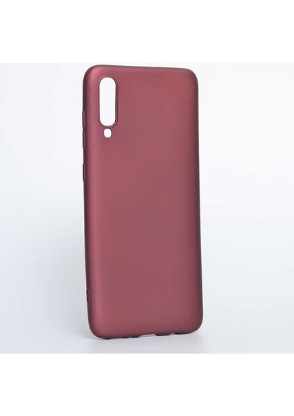 Samsung Galaxy A70 Uyumlu Kılıf Zore Premier Silikon Kapak, Mürdüm