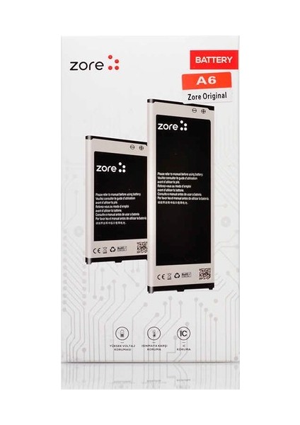Samsung Galaxy A6 2018 Uyumlu Zore Tam Orjinal Batarya